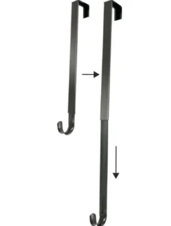 Adjustable Wreath Hanger - Nickel