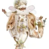15" African American White Christmas Fairy, Medium - Mark Roberts
