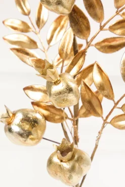 26" Antique Gold Metallic Pomegranate Stem