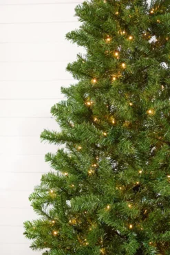 7.5' Aspen Pine Artificial Christmas Tree with 400 Color-Changing Lights