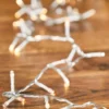 10' Battery Operated WW (clear cord) Compact Lights - 96LED