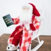 16” Bedtime Sitting Santa in Pajamas