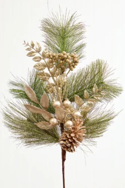 30" Berry/Cone Cedar Spray - Platinum