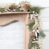 6' Berry/Pinecone/Cedar Garland - Champagne
