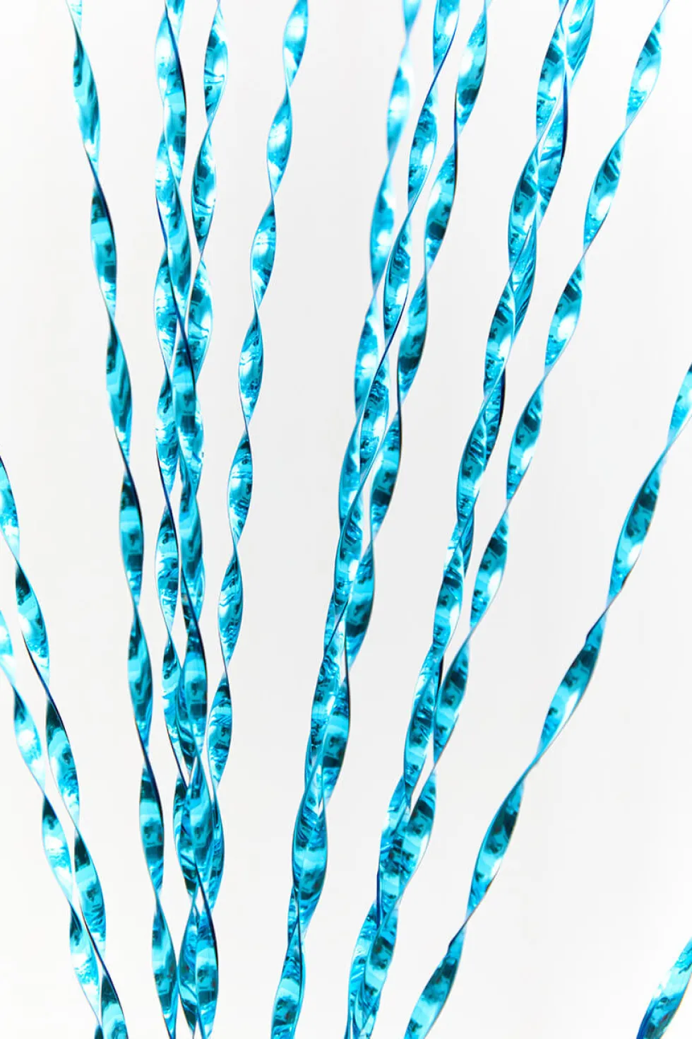 32" Blue Twisted Grass Spray