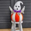 21” Boo Ghost Pumpkin Decor
