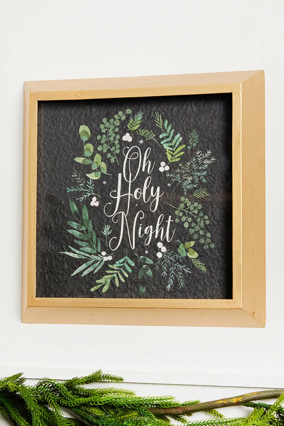14” Botanical Wood Wall Decor
