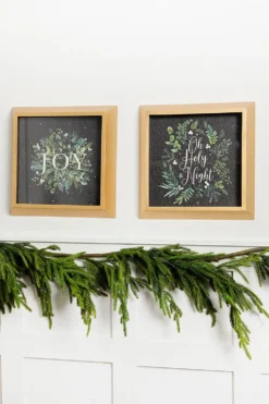 14” Botanical Wood Wall Decor