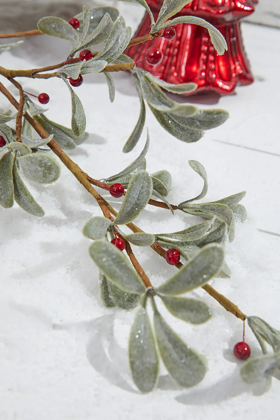 29” Boxwood Berry Spray - Red & Green