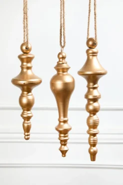 14"-18" Bronze Metal Finial Ornaments