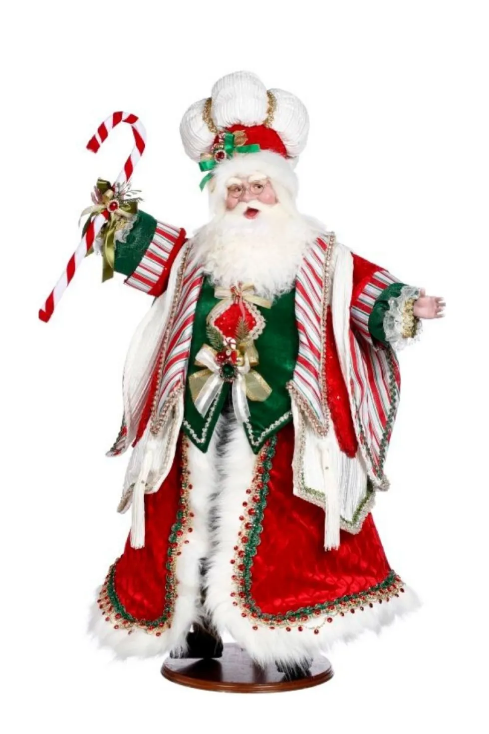 35" Candy Cane Santa - Mark Roberts