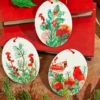 5" Cardinal Ceramic Ornament