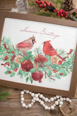 22” Cardinal Wall Decor