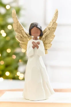 9.5" Carved Resin Angel
