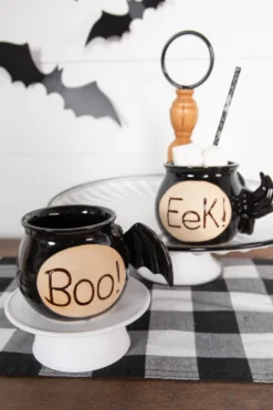 4” Ceramic Figural Halloween Mug