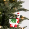 3.3” Ceramic Winter Llama Christmas Ornament