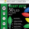C9 Faceted Multi 50 LED Light Set