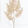 31" Champagne Glitter Cedar Spray