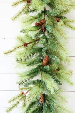 6' Christmas Long Needle Mixed Pine Garland