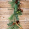 6’ Christmas Pine & Antler Garland