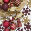 Christmas Shatterproof 25 Piece Assortment - Red, Gold