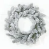 24" Classic Flocked Wreath