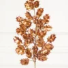 27" Copper Metallic Holly Berry Stem
