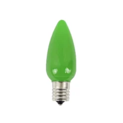 C9 Platinum Elite LED SMD Bulb (25 bulbs/bag) - Frosted, Green