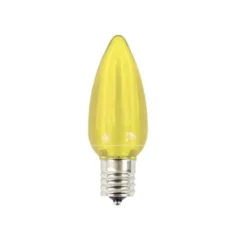 C9 Platinum Elite LED SMD Bulb (25 bulbs/bag) - Smooth, Yellow