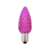 C9 Platinum Elite LED SMD Bulb (25 bulbs/bag) - Faceted, Pink
