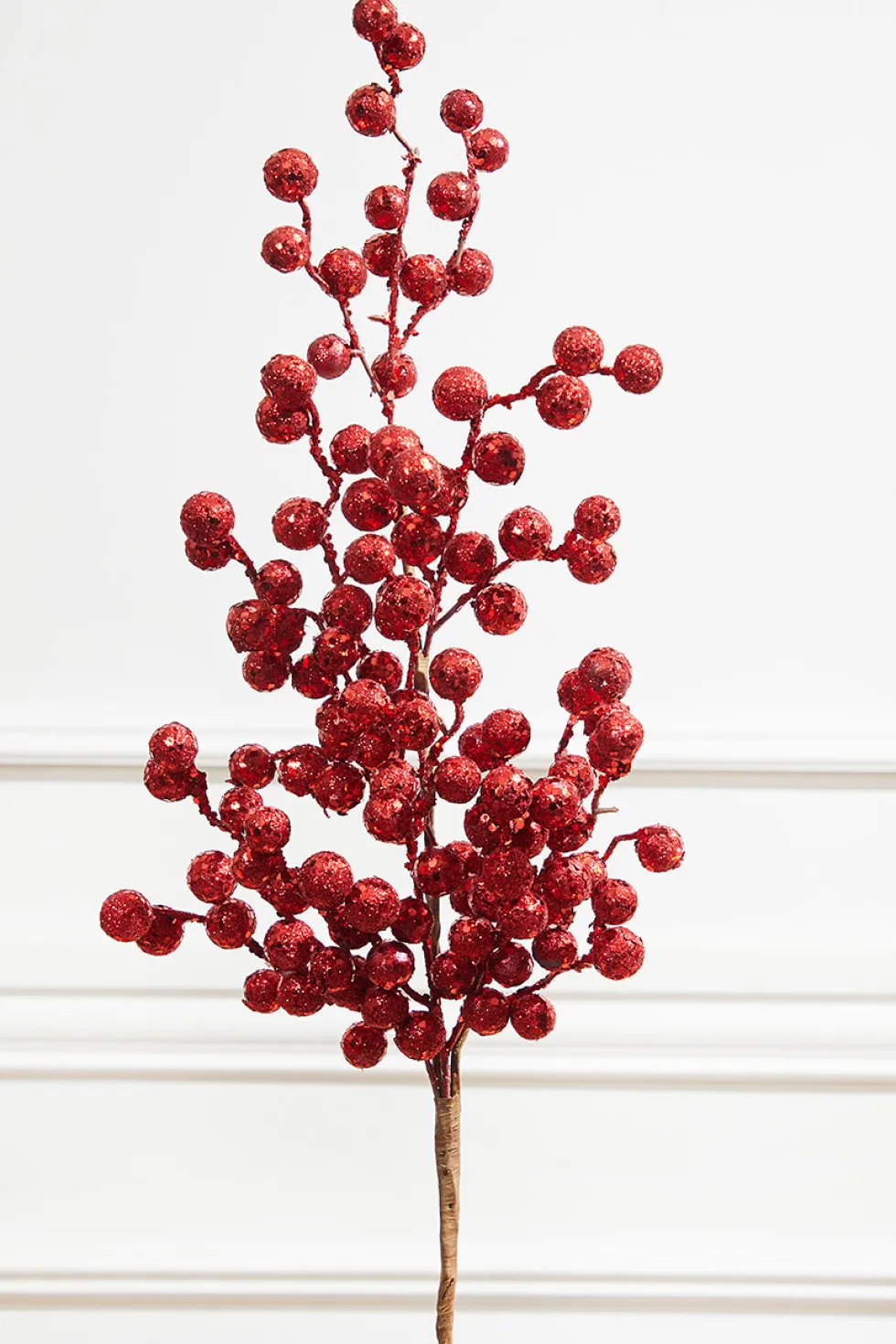 29” Crabapple Spray Glitter - Red