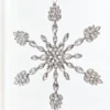 9.5" Crystal Jeweled Snowflake Ornament