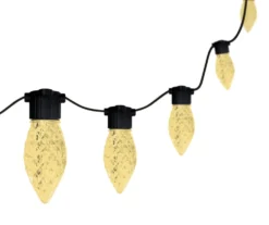 C9 Warm White Faceted 25 LED Light Set