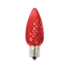 C9 Wonderful LED SMD Bulb (25 bulbs/bag) - Faceted, Red