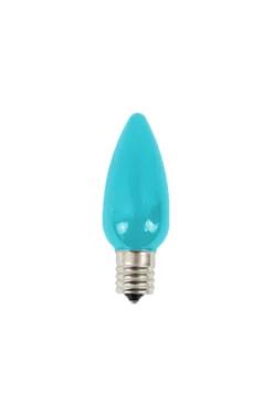 C9 Wonderful LED SMD Bulb (25 bulbs/bag) - Frosted, Teal