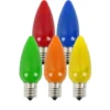 C9 Wonderful LED SMD Bulb (25 bulbs/bag) - Frosted, Multi