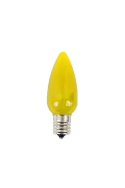 C9 Wonderful LED SMD Bulb (25 bulbs/bag) - Frosted, Yellow