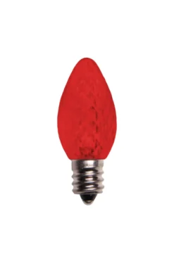 C7 Wonderful LED SMD Bulbs (25 bulbs/bag) - Faceted, Red