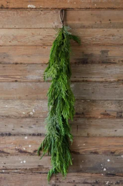 48” Cyprus/ Norfolk Pine Garland