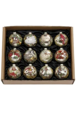 4.5" 12 Days of Christmas Ornament, Box of 12 - Mark Roberts