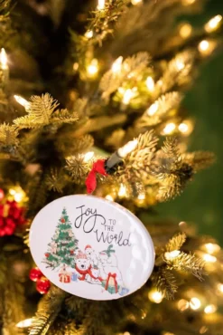 4.7” Dolomite Holiday Truck & Polar Bear Ornament