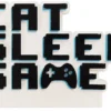 2.5" Eat Sleep Game Customizable Ornament
