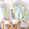 12" Egg & Leaf Wreath - Small