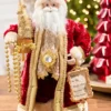 21" Elegant Vintage Santa With Plaque
