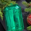 8" Emerald Jewel Ornament