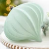 6" Eucalyptus Flocked Onion Ornament