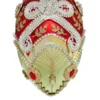7" Faberge Jewel Egg Ornament , Green/Red - Mark Roberts