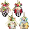 6" Fabric Jeweled Easter Eggs, Set of 4 - Mark Roberts