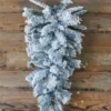 30" Flocked Balsam Teardrop