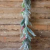 65” Flocked Fern Garland